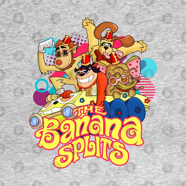 The Banana Splits - Cartoons Retro by Grindbising
